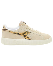 Diadora Sneakers Game Step Suede Animalier White in Suede Leather