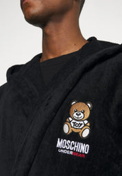 Moschino Underbear Underwear Sponge Logo Bear Cotton Black