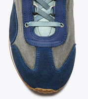 Diadora Heritage Sneaker Equipe Dirty Sw Evo in Tela e Pelle Azzurro Foschia Uomo