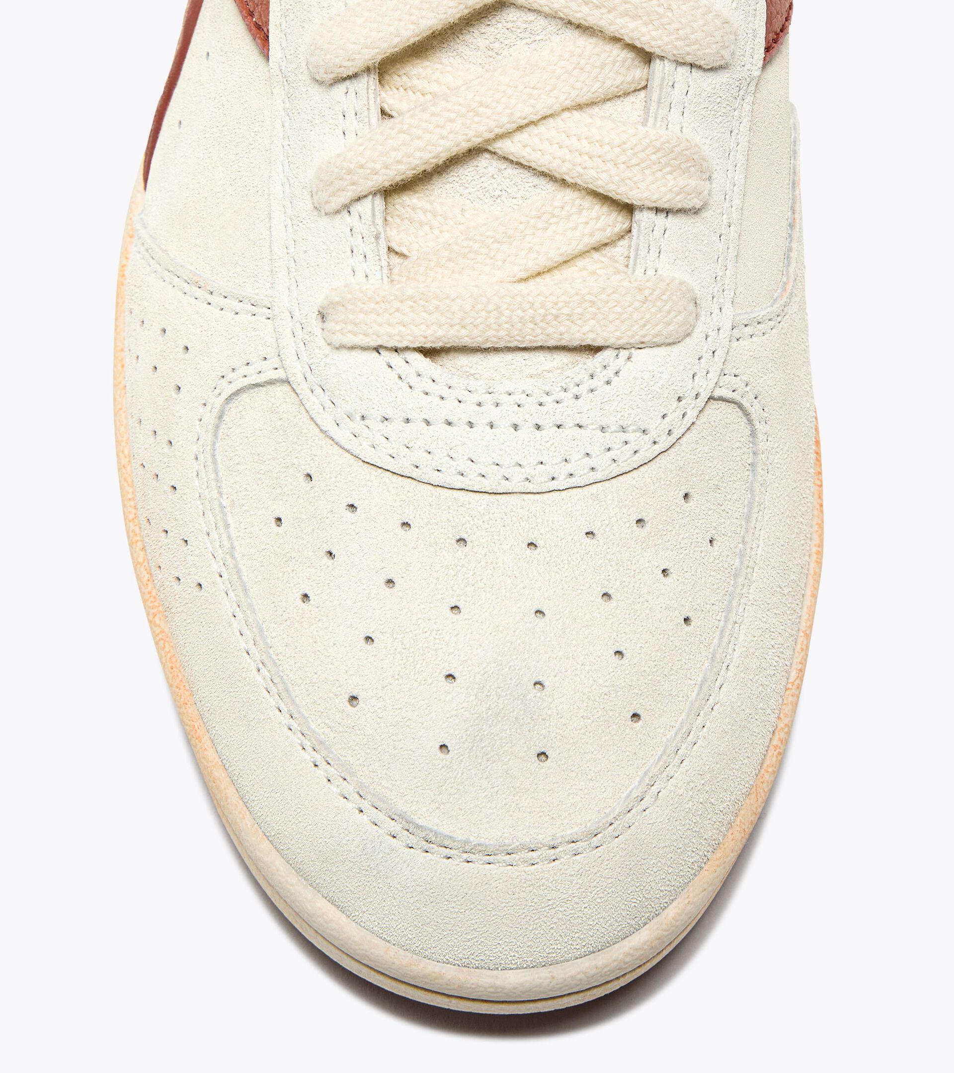 Diadora Heritage Sneaker B.Elite Ascesa in Pelle Premium Bianco Marrone Unisex