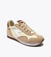 Diadora Heritage Sneaker Equipe Canvas Sw Evo in Misto Pelle Crema Nuvola Unisex