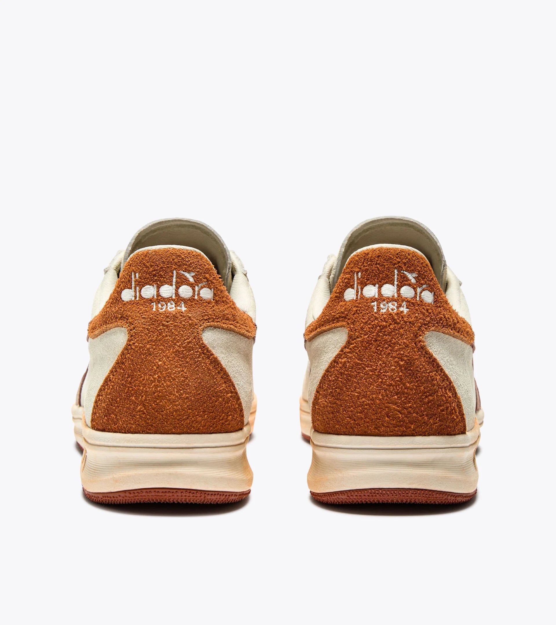 Diadora Heritage Sneaker B.Elite Ascesa in Pelle Premium Bianco Marrone Unisex