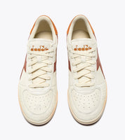 Diadora Heritage Sneaker B.Elite Ascesa in Pelle Premium Bianco Marrone Unisex