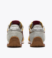 Diadora Heritage Sneaker Equipe '75 SW in Tela e Pelle Multicolore Giallo Fresia Uomo