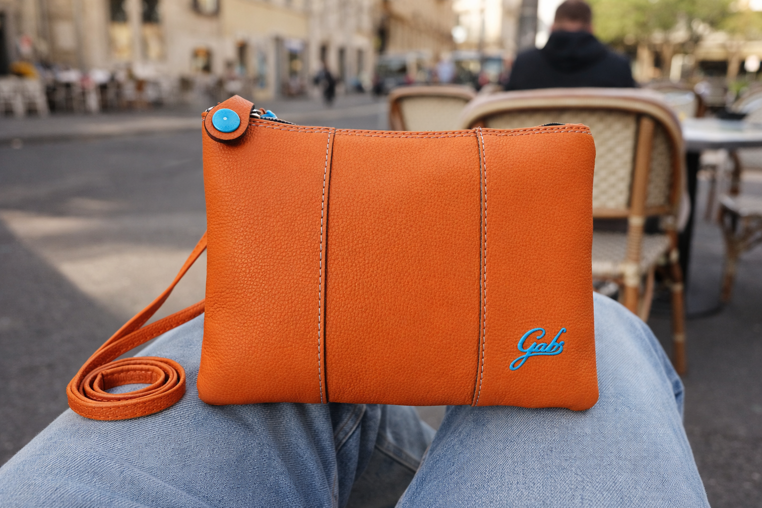 Gabs Borsa Pochette Tracolla Beyonce S Pelle Bull Basic ORANGE