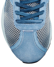 Diadora Heritage Low Mercury Elite Dip-Dye Sneaker in Tie-Dye Light Blue Leather