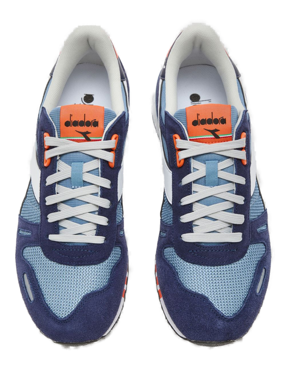 Diadora Titan Nylon/Suede Sneakers Blue