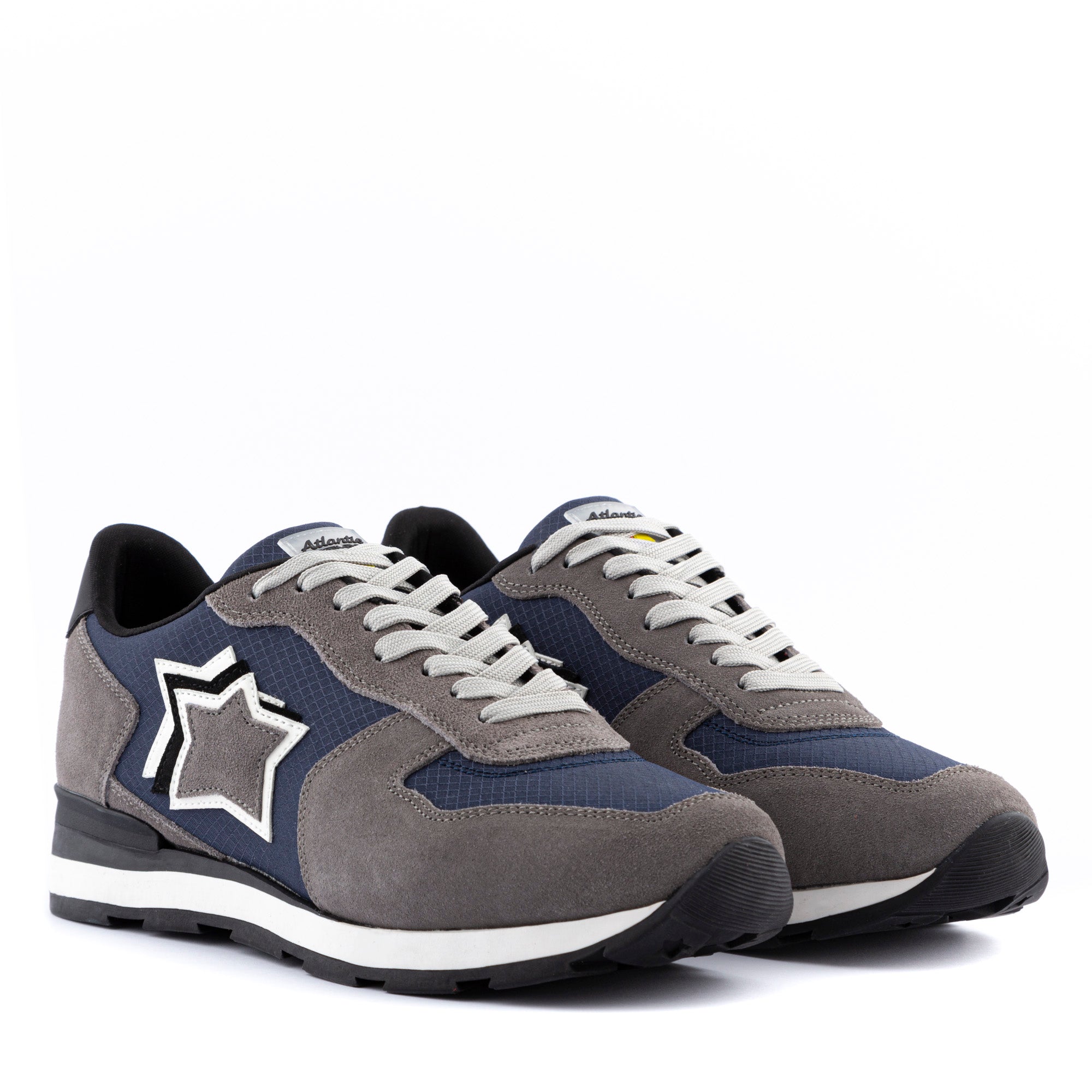 Atlantic Stars Sneakers Casual Lacci Sport Fashion Style Grigio Uomo