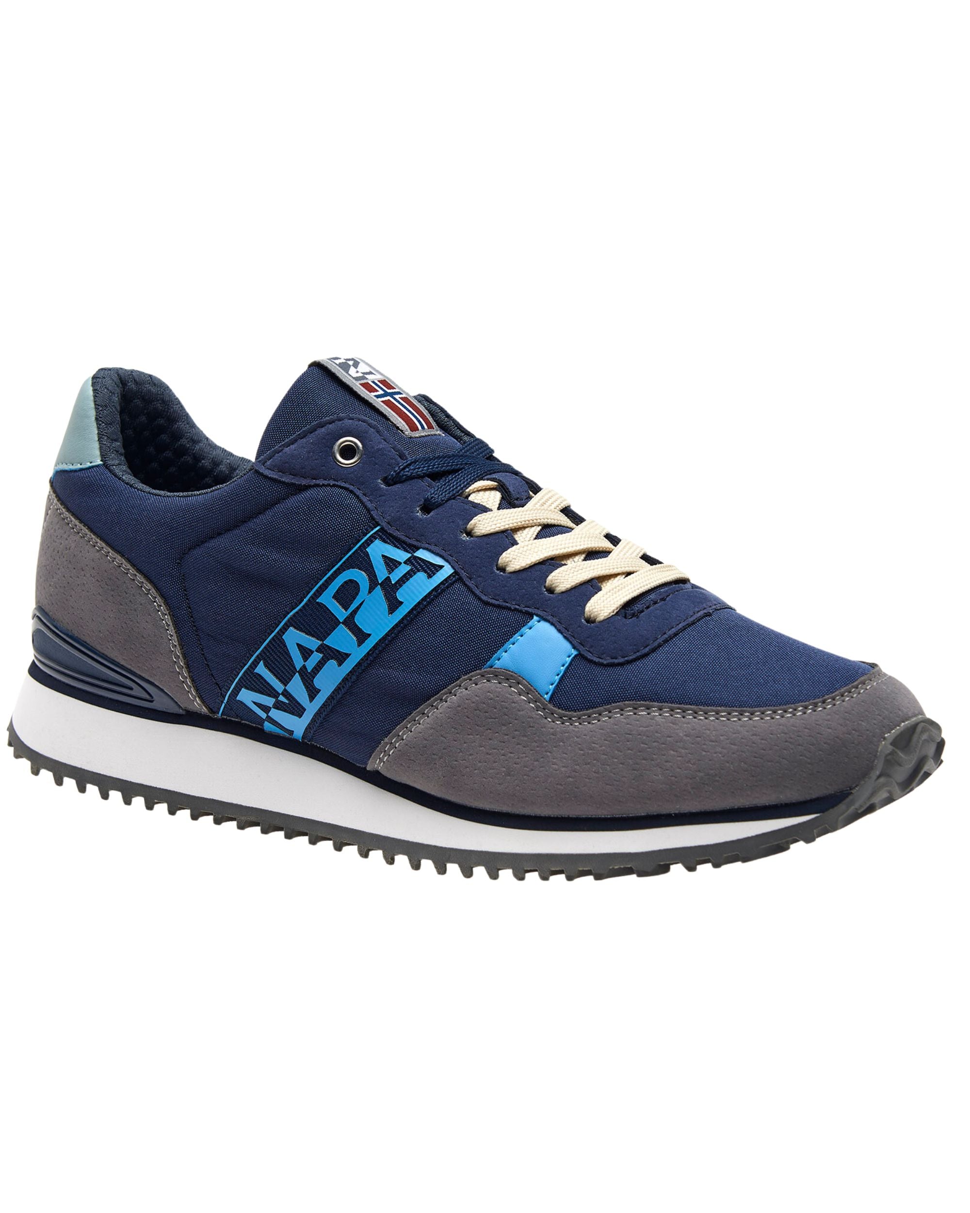 Napapijri Low Sneakers Leather/Fabric Blue