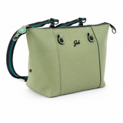 Gabs G3 Plus M Borsa Zaino Trasformabile Hobo Shopper Tote Bauletto in Pelle Celadon