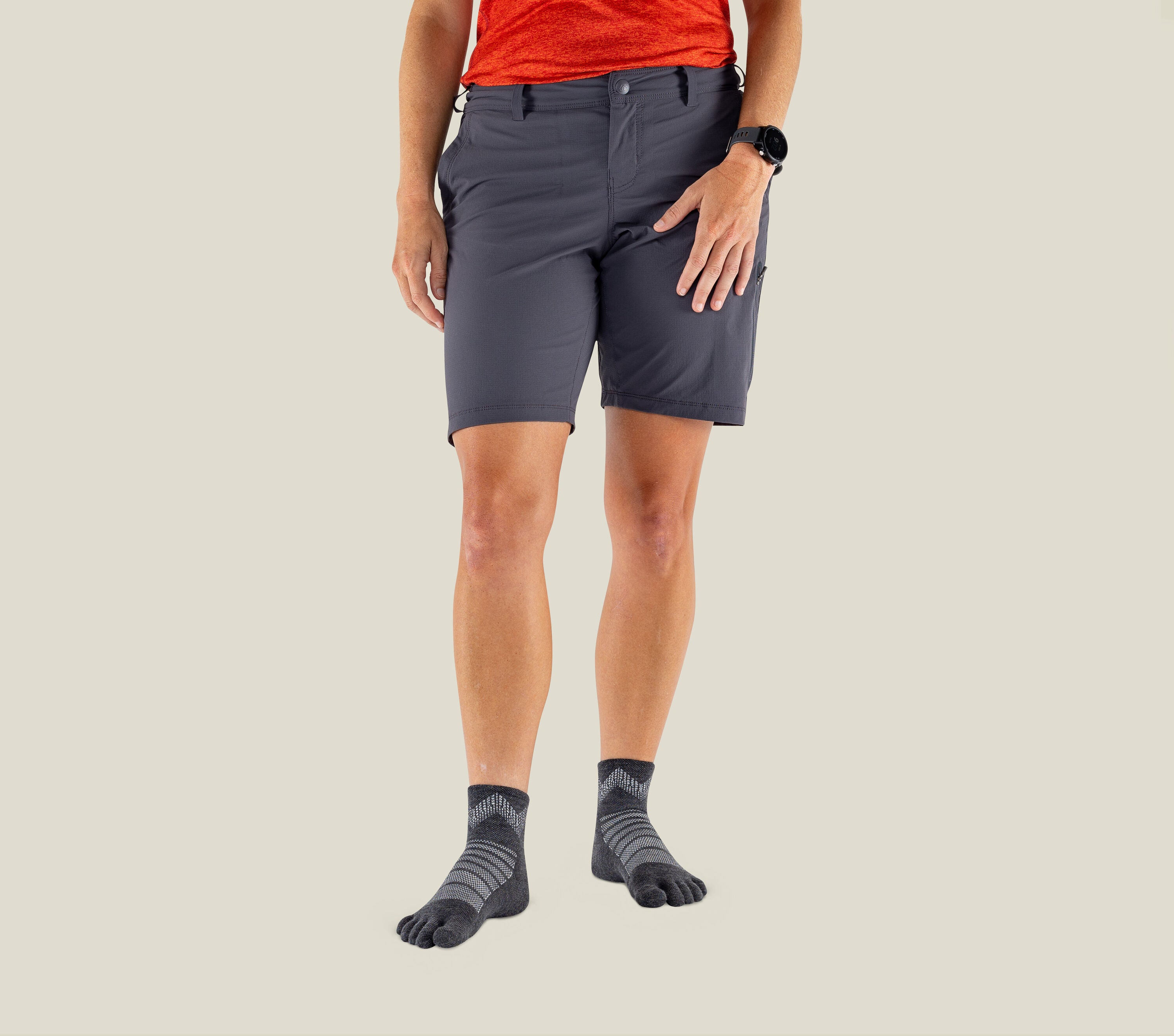 Injinji calze 5 dita da corsa Calze Outdoor Midweight Mini Crew NuWool 223630