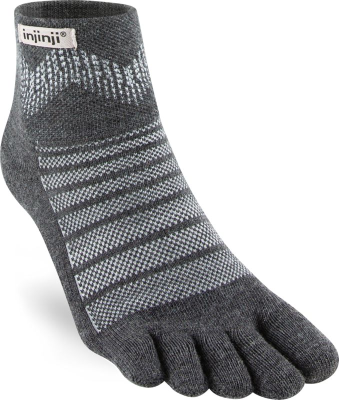 Injinji calze 5 dita da corsa Calze Outdoor Midweight Mini Crew NuWool 223630