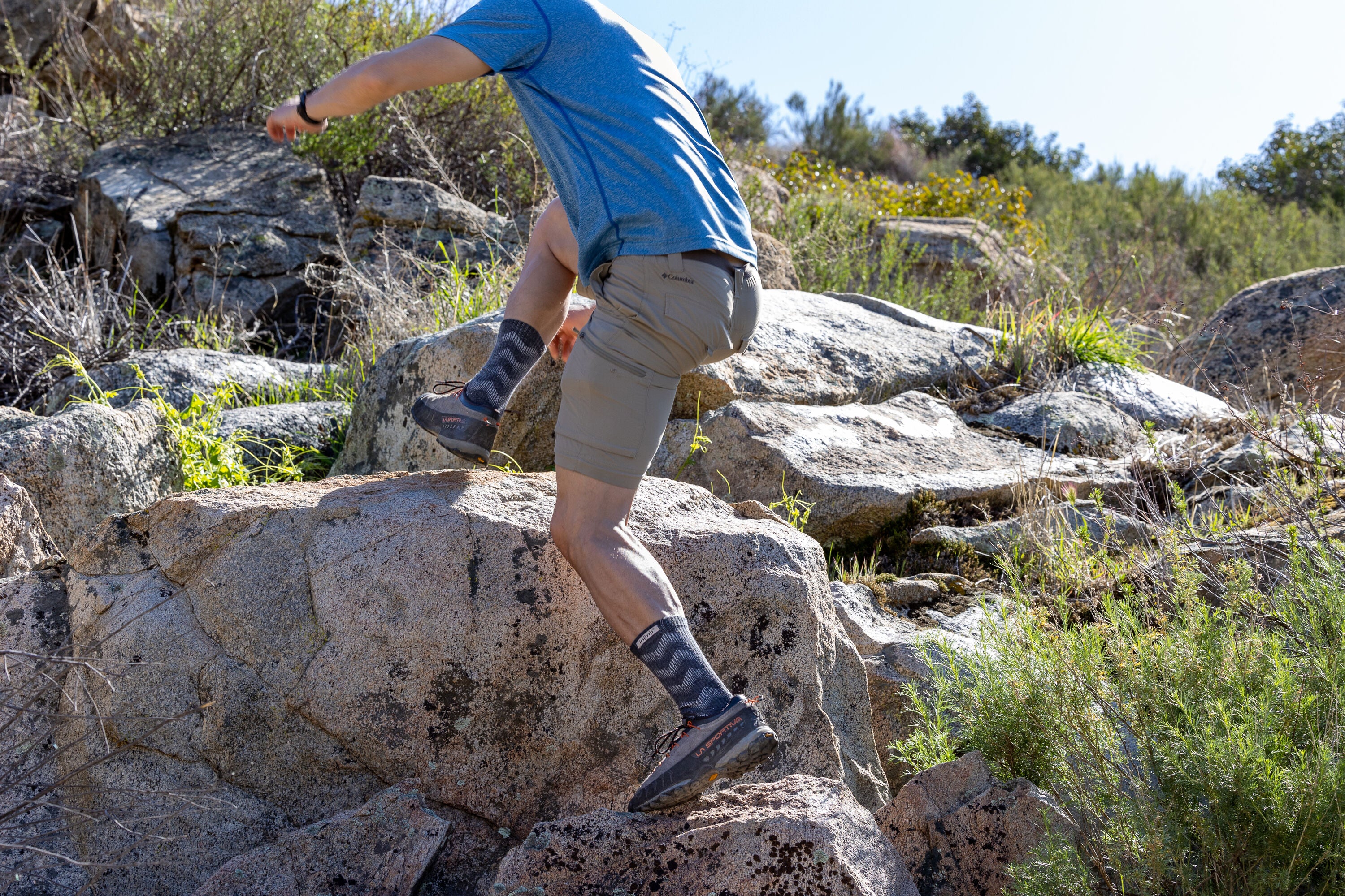 Injinji calze 5 dita da corsa Outdoor Midweight Crew NuWool lana merinos 223670