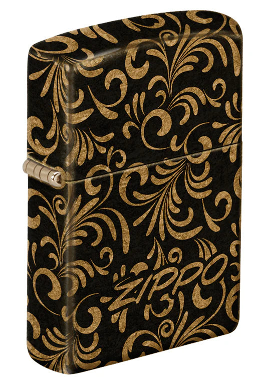 Zippo accendino ricaricabile antivento Made in USA Floral 22H013