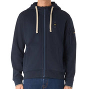 Blauer Felpa Aperta Cappuccio Cardinton 02188 blu