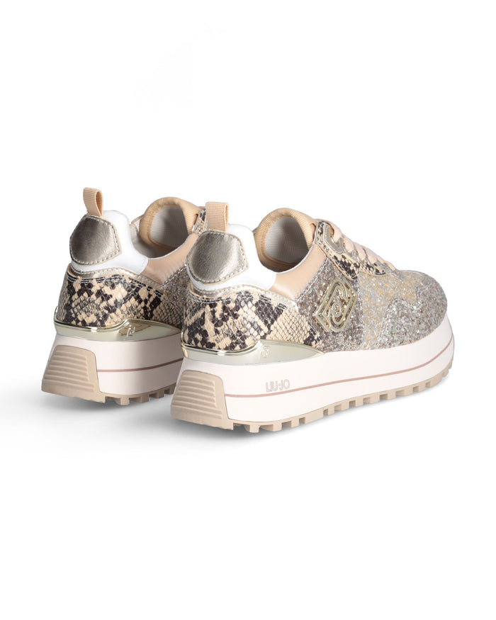 Liu Jo Sneakers Pelle Beige Donna 3