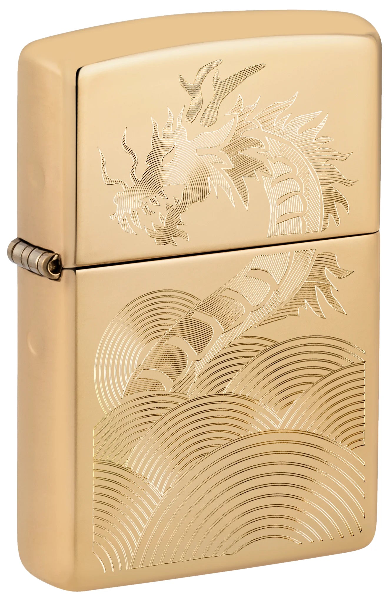 Zippo accendino Special Limited Edition 46822 drago oro inciso auto engrave