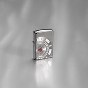 Zippo Accendino Versione Speciale Poker Chip Gioco Cromo Argento Unisex