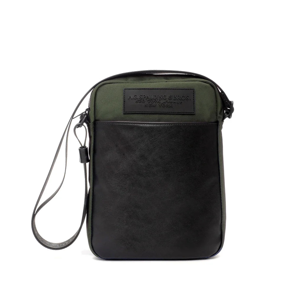 A. G. Spalding & Bros Borsello tracolla uomo Sling Bag crossbody porta tablet Active Verde
