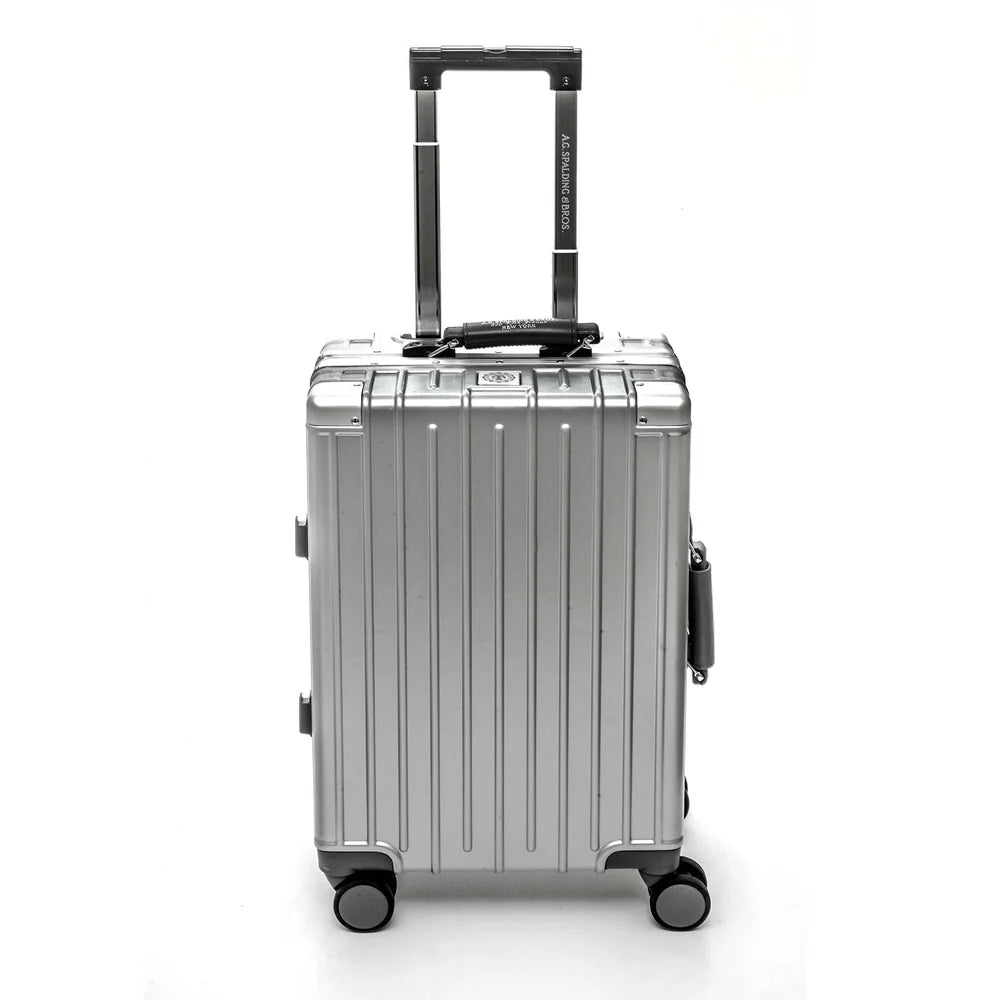 A. G. Spalding & Bros Cabin trolley valigia viaggio silver argento EXECUTIVE Abs 55 cm