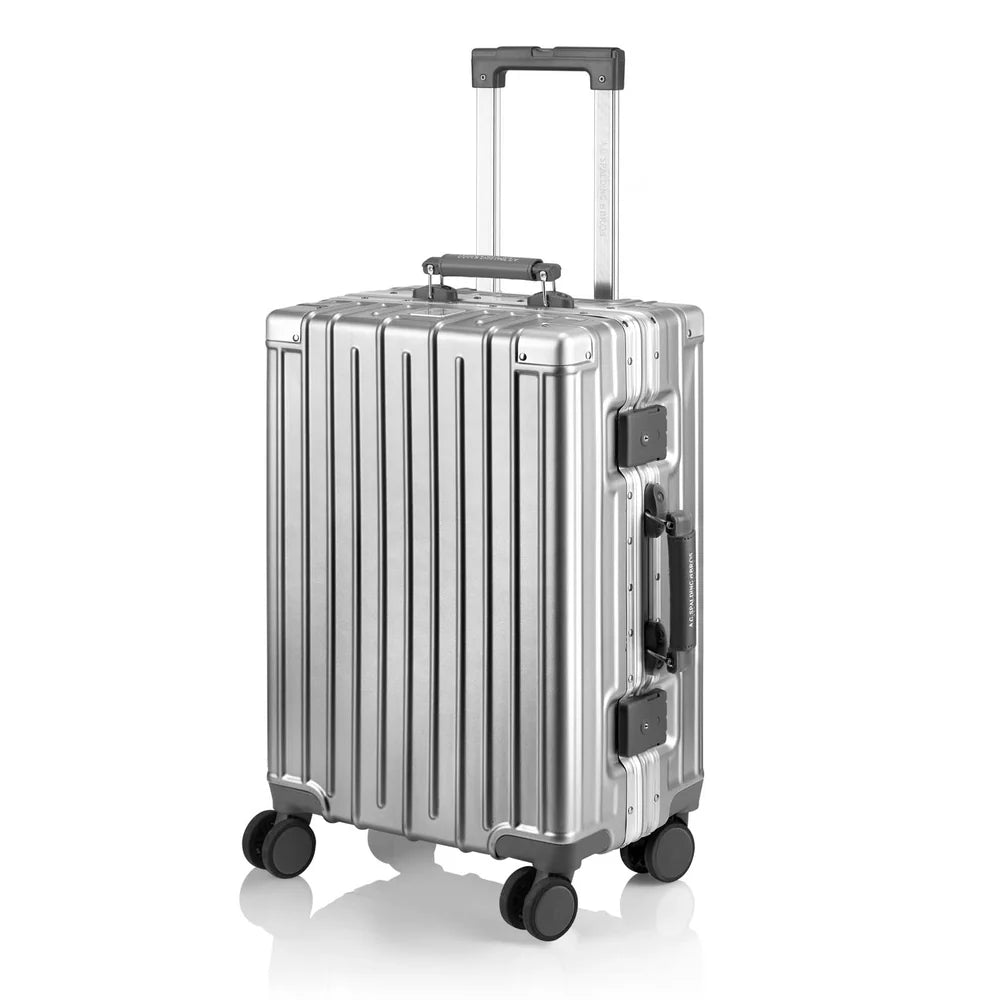 A. G. Spalding & Bros Cabin trolley valigia viaggio silver argento EXECUTIVE Abs 55 cm