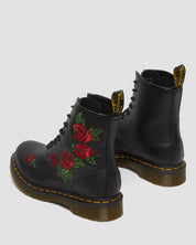 Dr. Martens Stivali Stringati 1460 Vonda Black Softy T in Pelle Nero Donna