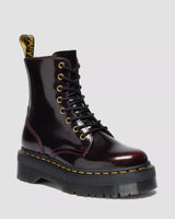 Dr. Martens Stivale Jadon Cherry Red Aracadia in Pelle Bordeaux Donna
