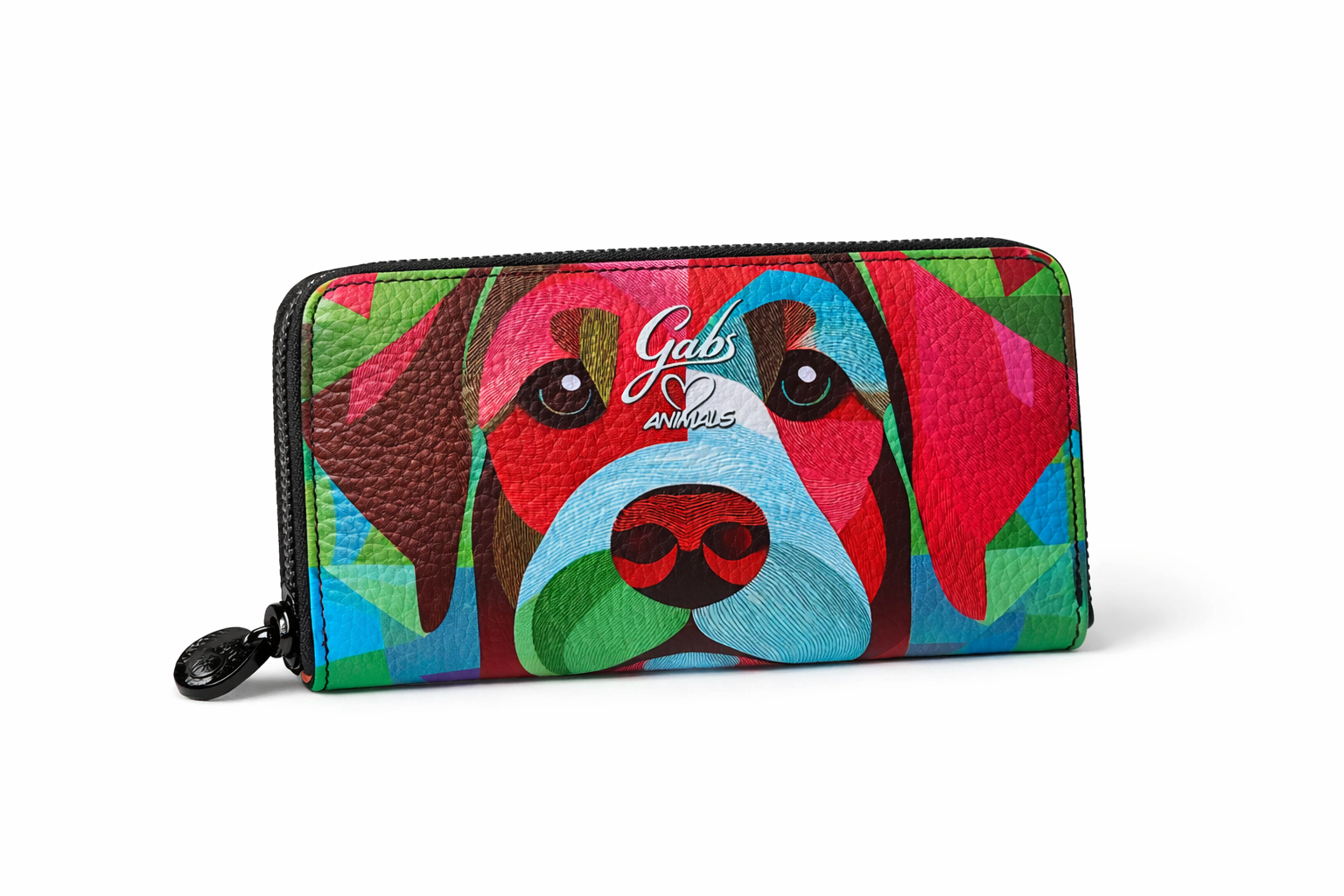 Gabs Portafoglio portamonete slot card zip around Pelle Gmoney17 Bull TRIP - BRACCO VERDE