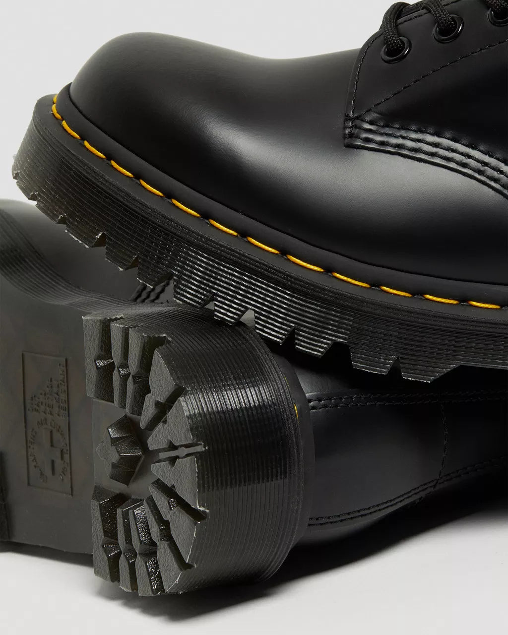 Dr. Martens Combat Boots 1460 Bex Black Smooth in Pelle Nero Unisex