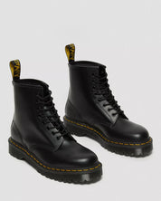 Dr. Martens Combat Boots 1460 Bex Black Smooth in Pelle Nero Unisex