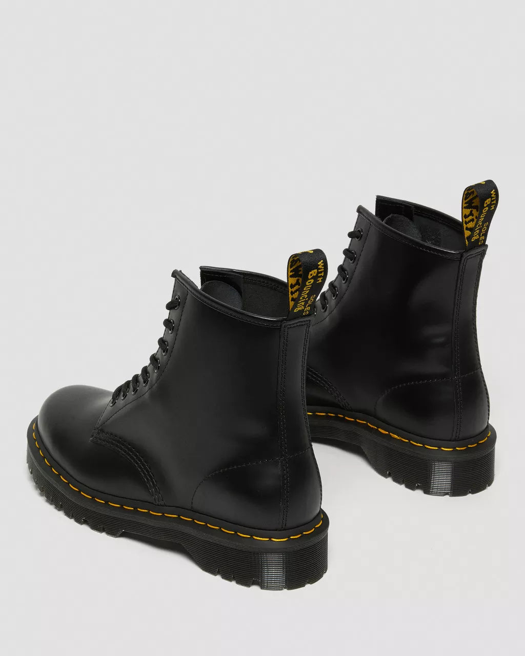 Dr. Martens Combat Boots 1460 Bex Black Smooth in Pelle Nero Unisex