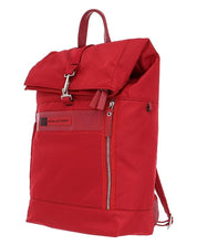 Piquadro Roll Top In Tessuto Tecnico Rigenerato Rosso Unisex