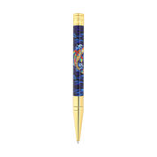 S.t.dupont Penna a sfera D Initial 'koi Fish' Blu limited edition 265005