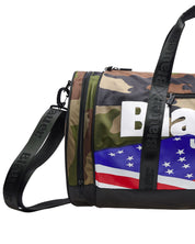 Blauer Fabric Duffle Bagamerican Usa Flag Green Men