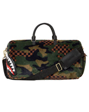 Sprayground Green 3am Fur Duffel Mini Teddy Multicolore Uomo