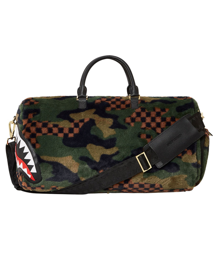 Sprayground Green 3am Fur Duffel Mini Teddy Multicolor Men 5