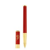 S.t.dupont biro penna sfera Initial in ottone limited edition cavallo rosso - 272080