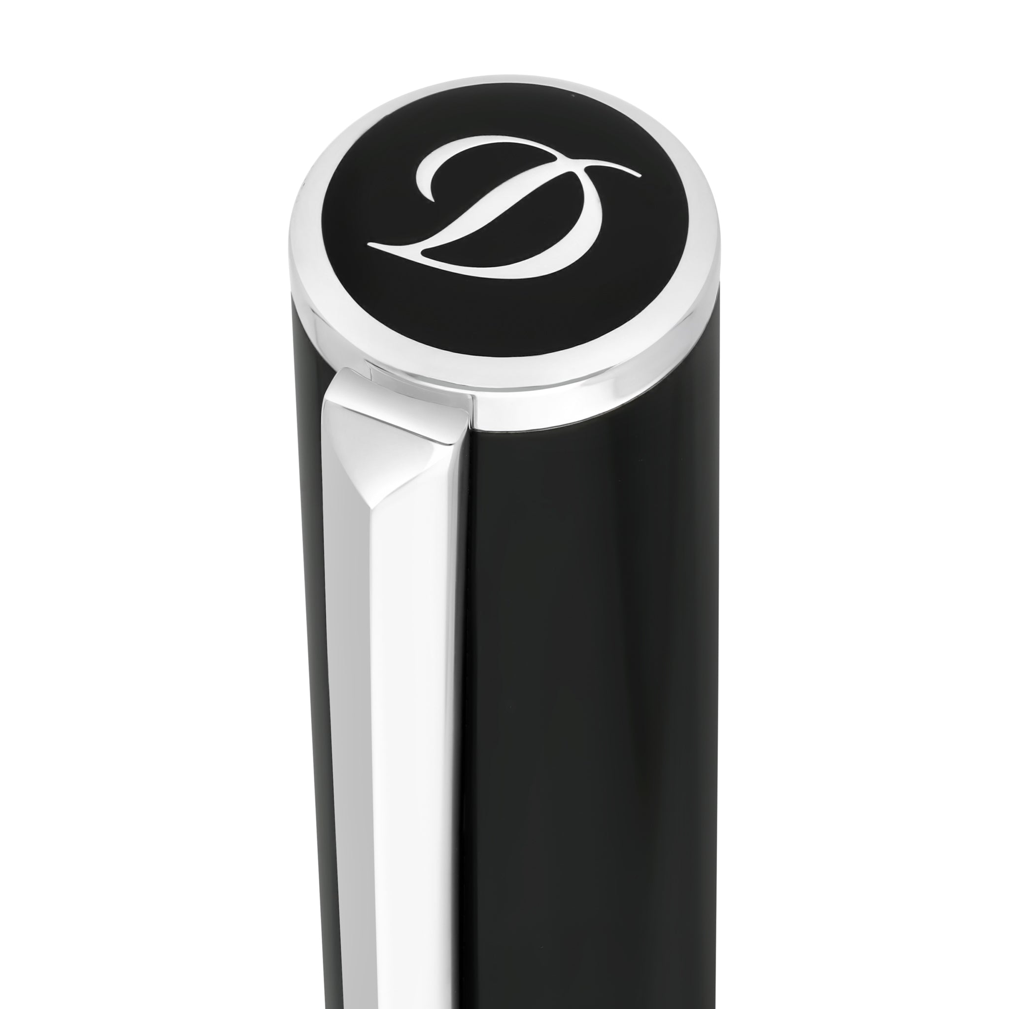 S.t.dupont biro penna roller Initial nera in ottone 147x13 - 44 g 272200