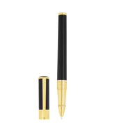 S.t.dupont biro penna roller Initial nera oro in ottone 147x13 - 44 g 272202