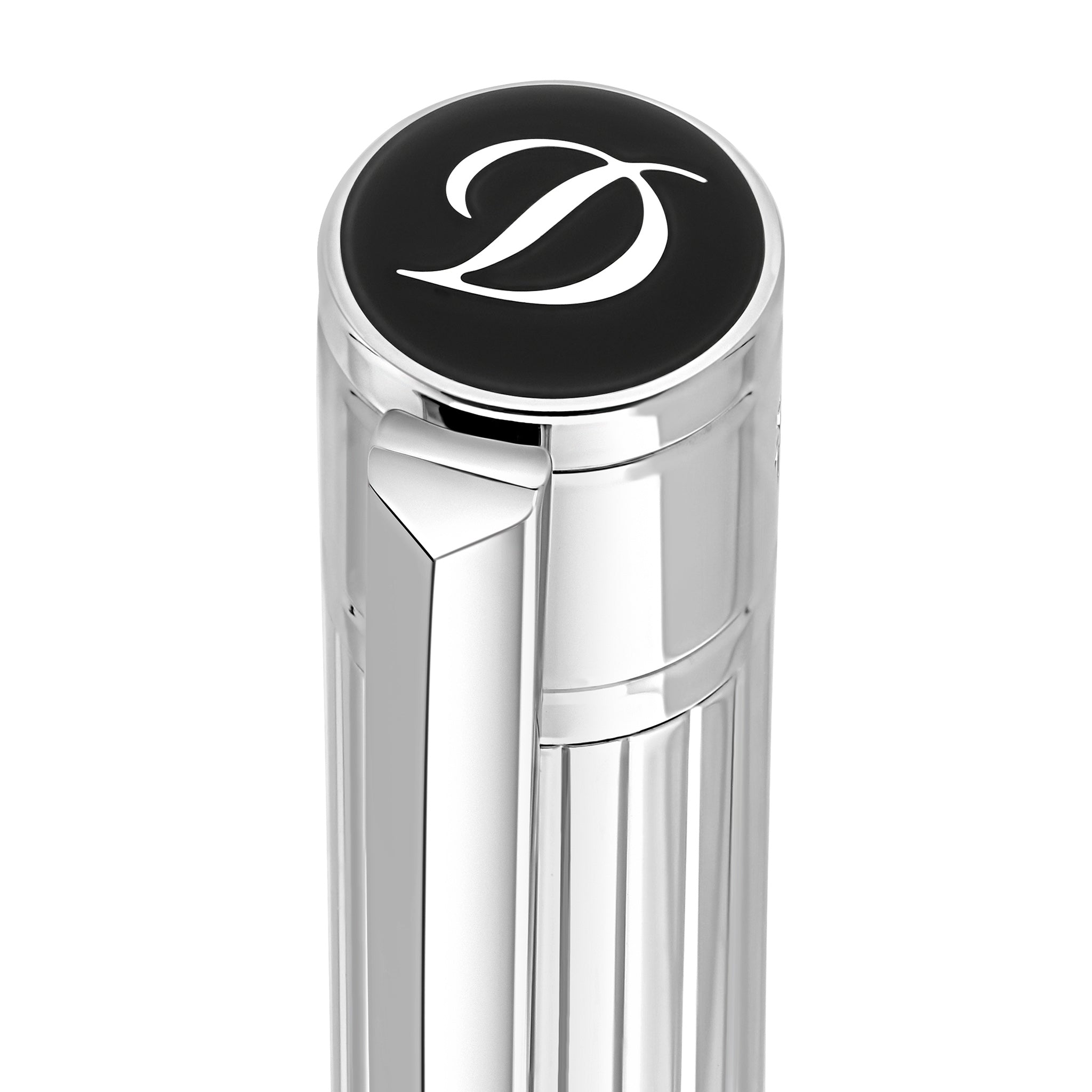 S.t.dupont biro penna sfera Initial cromo in ottone 147x11 - 40 g 275201