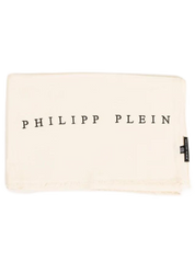 Philipp Plein Foulard Viscosa Made in Italy Bianco