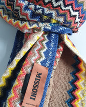 Missoni Stola Fantasia Geometrica Lana Multicolore