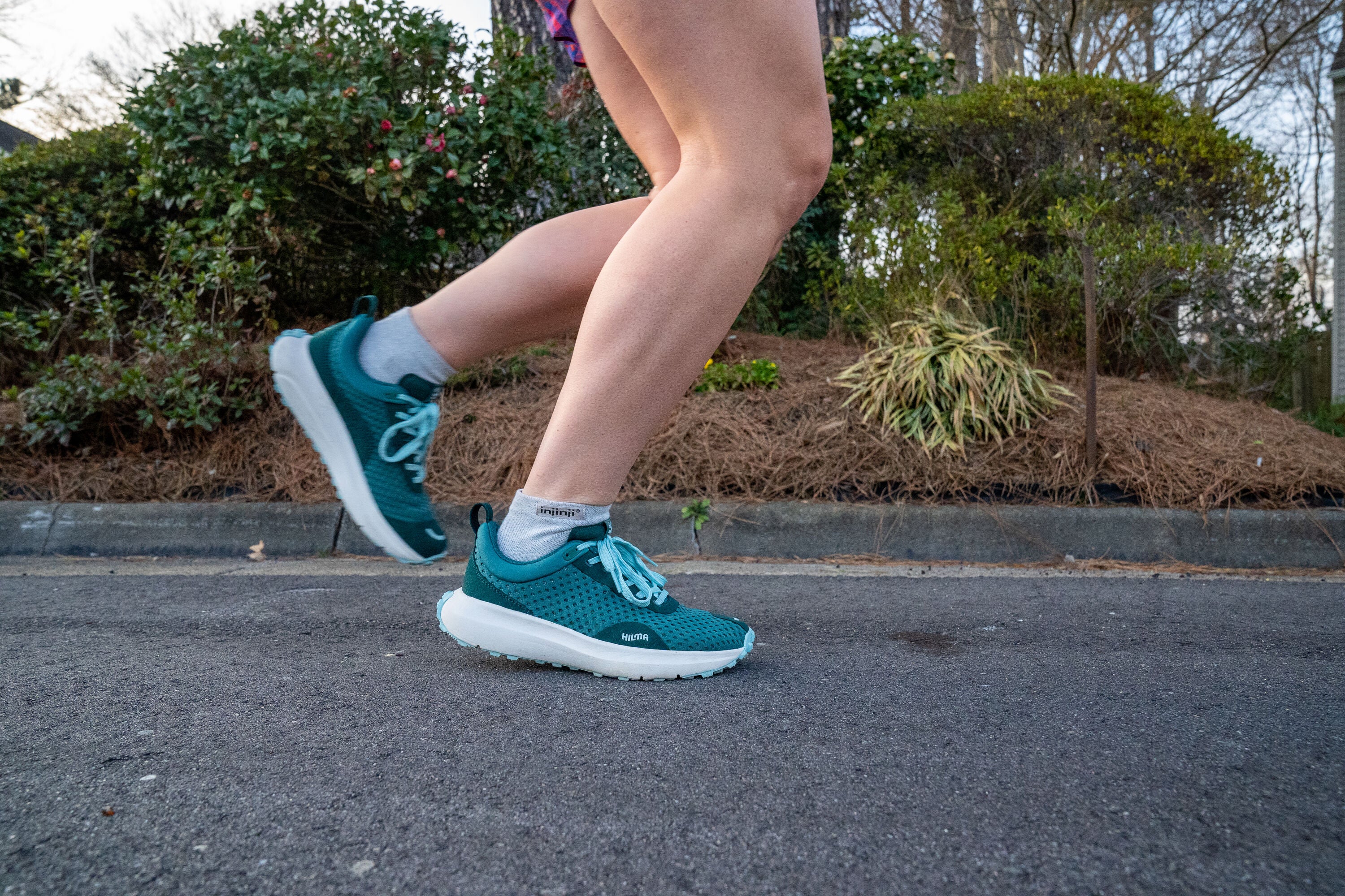 Injinji calze 5 dita da corsa Run Lightweight Mini-Crew CoolMax EcoMade grigio 281130