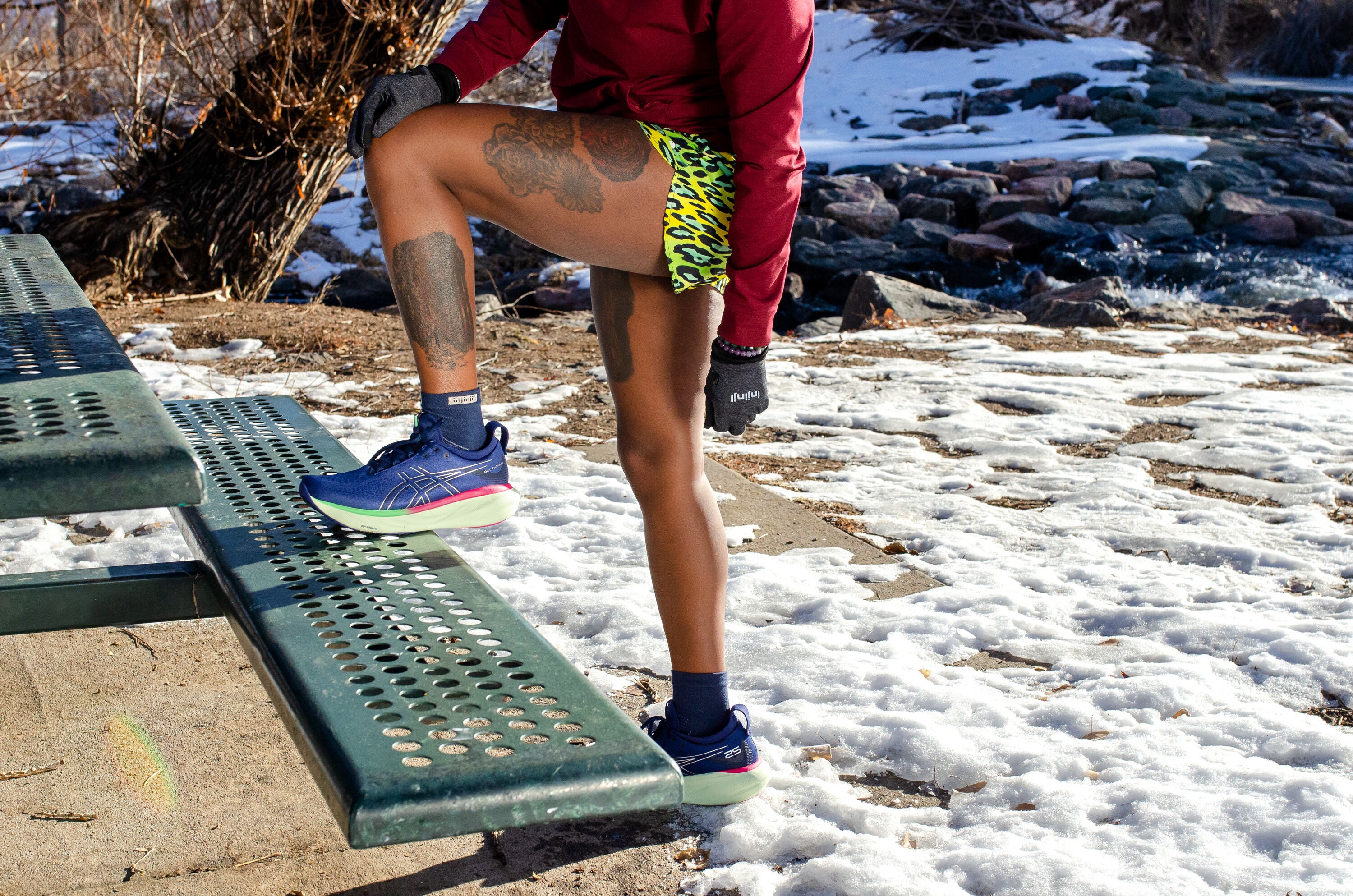 Injinji calze 5 dita da corsa Run Lightweight Mini-Crew CoolMax EcoMade blu 281130