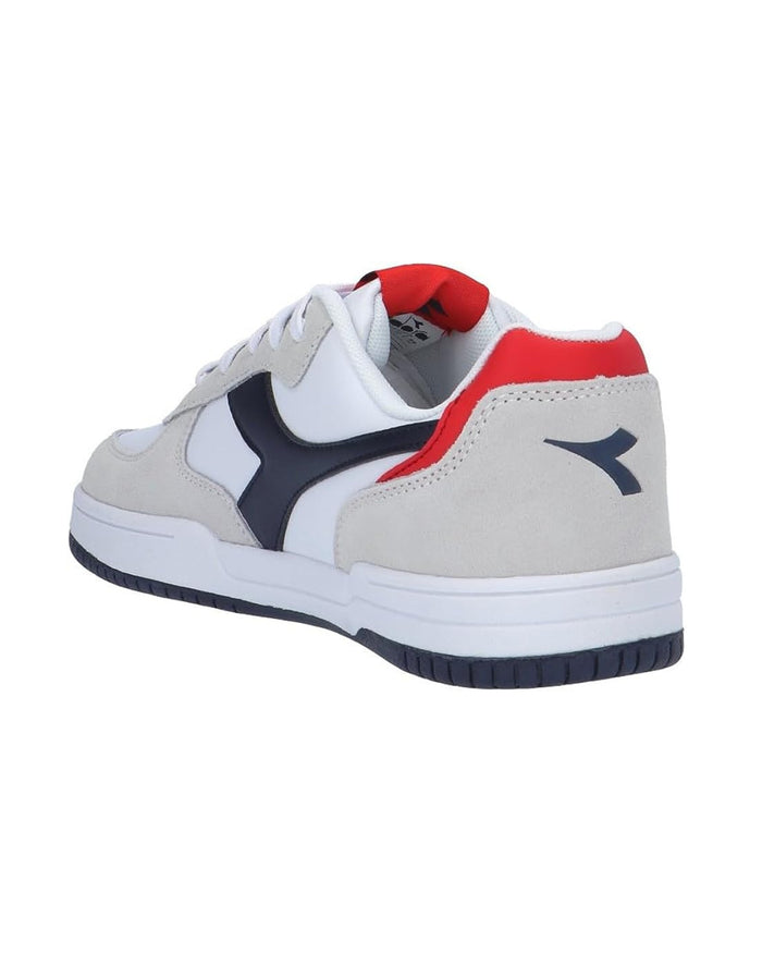 Diadora Sneakers Raptor Low Faux Leather White/Classic Blue/Red 4