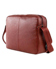 Piquadro Crossover Briefcase With Two Compartments Made Of Brown Leather Unisex