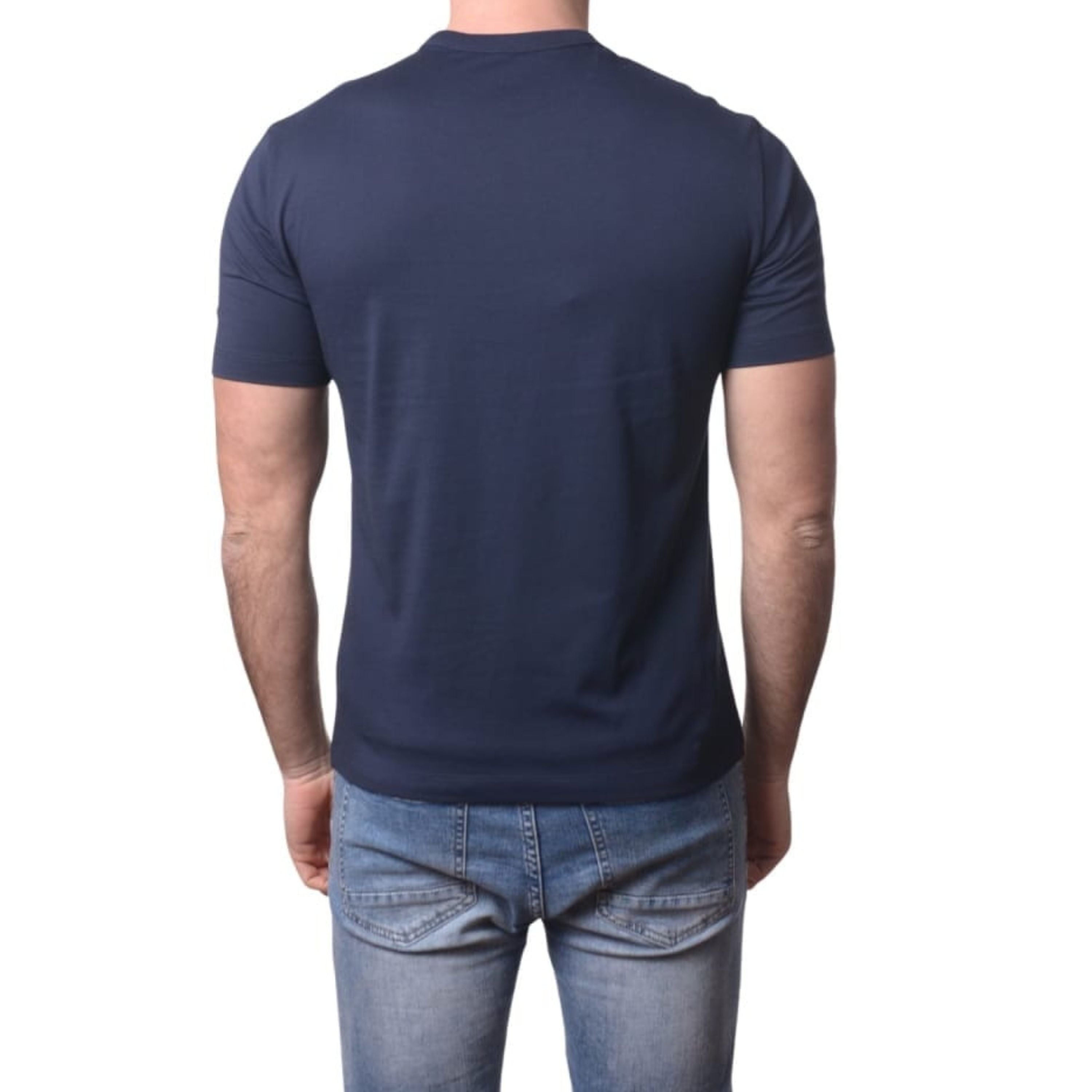 Blauer T-shirt Con Maxi Logo Blu Uomo ERNST