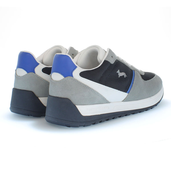 Harmont & Blaine Sneakers Pelle con Logo Bassotto Grigio-2