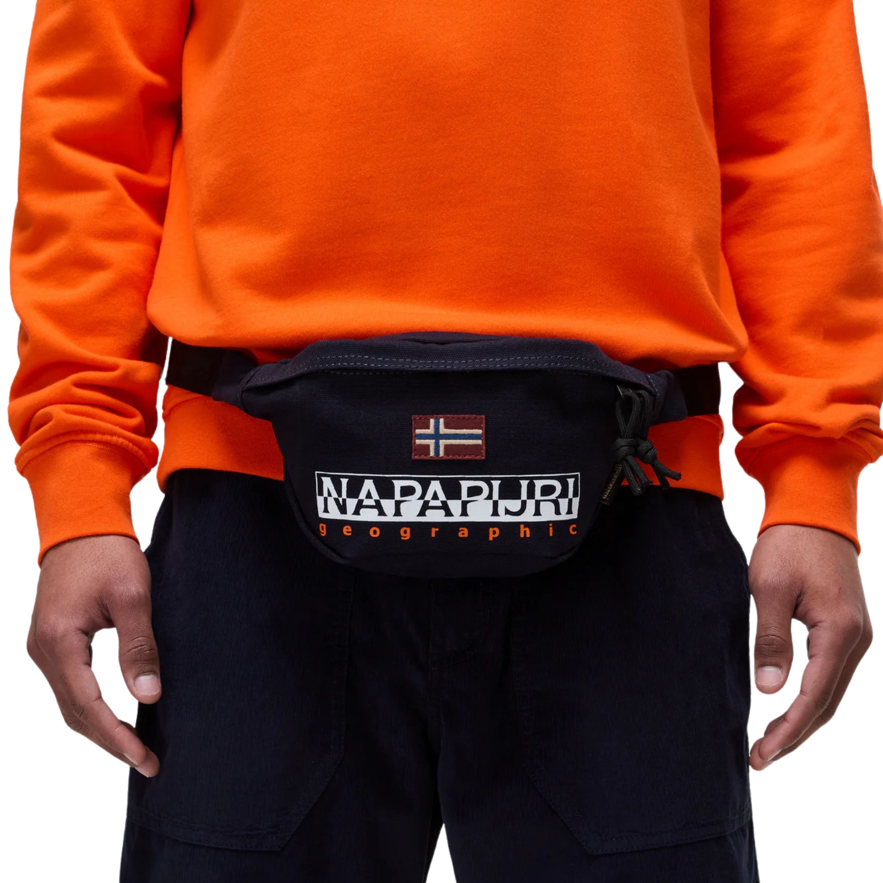 Napapijri Marsupio Hering Waistband 4 in Poliestere Riciclato Blu Navy Unisex