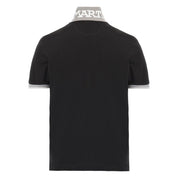 La Martina Polo Classica In Piquet stretch Regular Fit Nero uomo map005